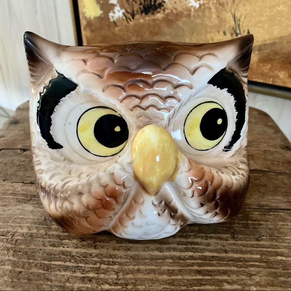 Vintage Owl Eyeglass Holder